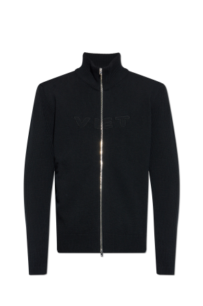 Strickjacke mit Reißverschluss