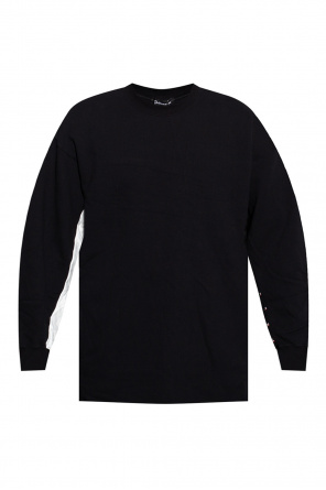 moschino grey print sweatshirt