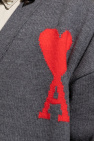 Ami Alexandre Mattiussi GREY Cardigan with logo