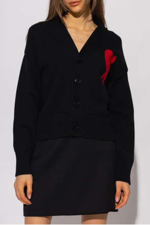 Ami Alexandre Mattiussi Cardigan with logo