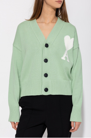 Ami Alexandre Mattiussi Cardigan with logo