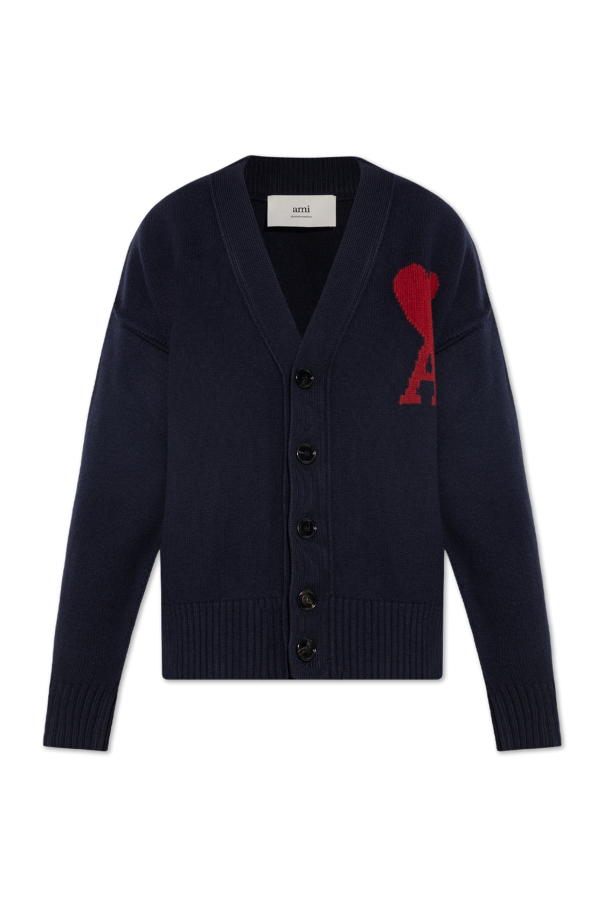 Ami Alexandre Mattiussi Wool Cardigan