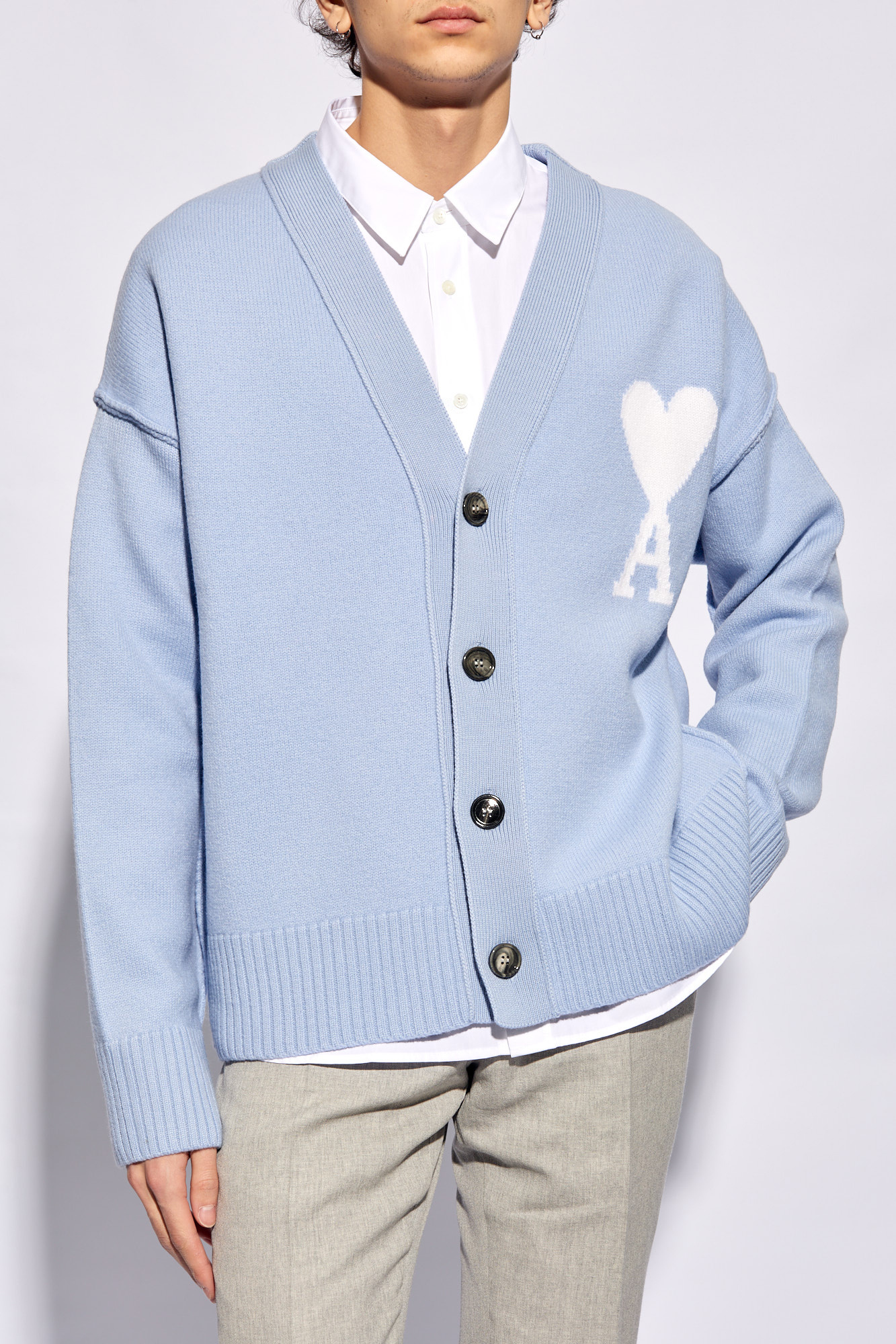 Ami Alexandre Mattiussi Wool cardigan