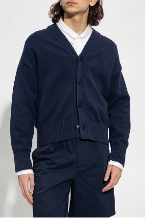 Ami Alexandre Mattiussi Cardigan with logo