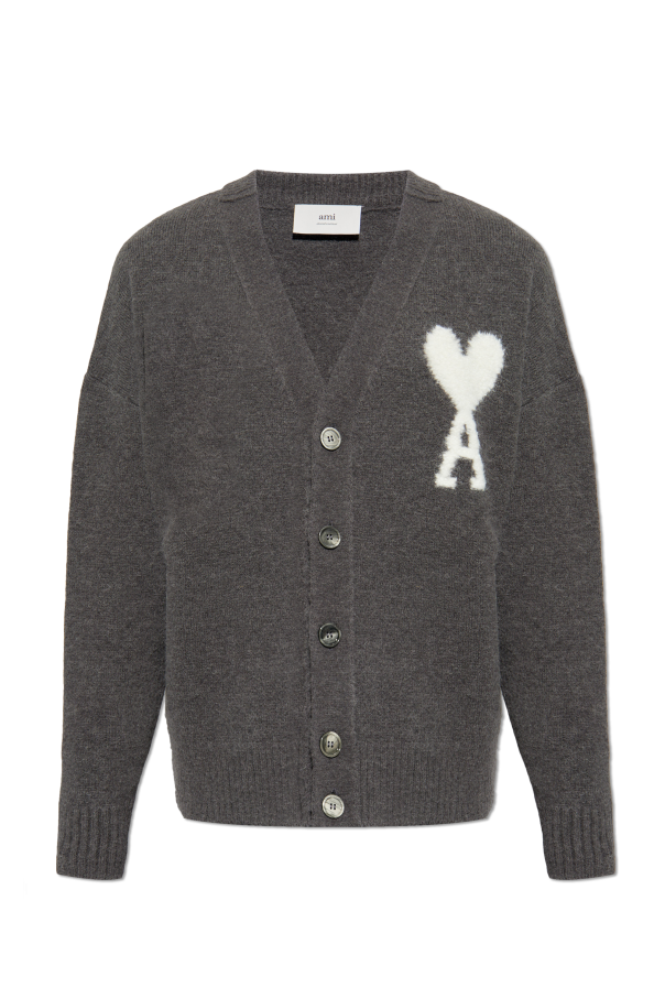 Ami Alexandre Mattiussi Logo Cardigan