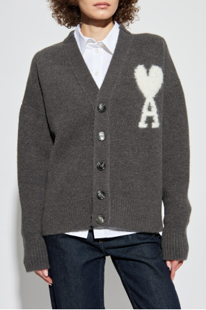 Ami Alexandre Mattiussi Logo Cardigan