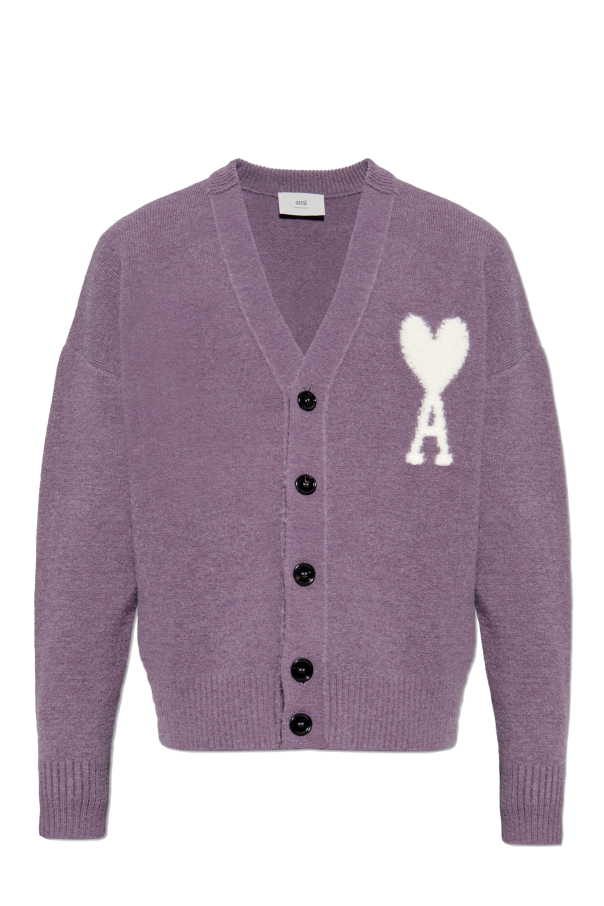 Ami Alexandre Mattiussi Cardigan with Logo