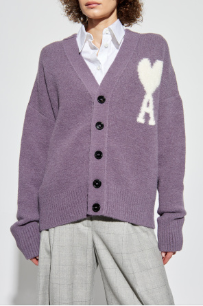 Ami Alexandre Mattiussi Cardigan with Logo