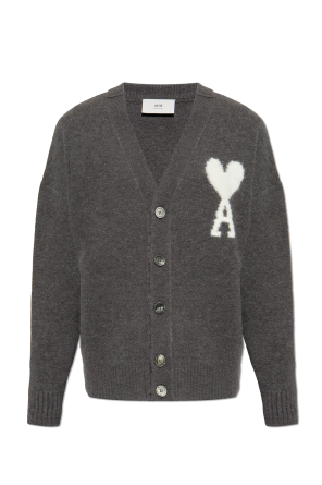 Cardigan with logo