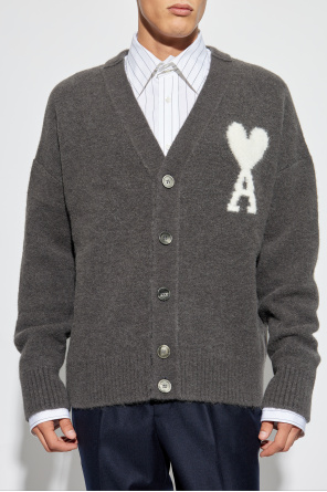 Ami Alexandre Mattiussi Cardigan with logo