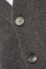 Ami Alexandre Mattiussi GREY Cardigan with logo