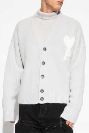 Ami Alexandre Mattiussi Cardigan with logo