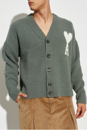 Ami Alexandre Mattiussi Cardigan with logo