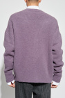 Ami Alexandre Mattiussi PURPLE Cardigan with logo