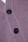 Ami Alexandre Mattiussi PURPLE Cardigan with logo