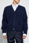 Ami Alexandre Mattiussi NAVY BLUE Wool Cardigan
