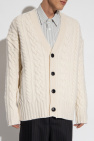 Ami Alexandre Mattiussi cream Wool cardigan
