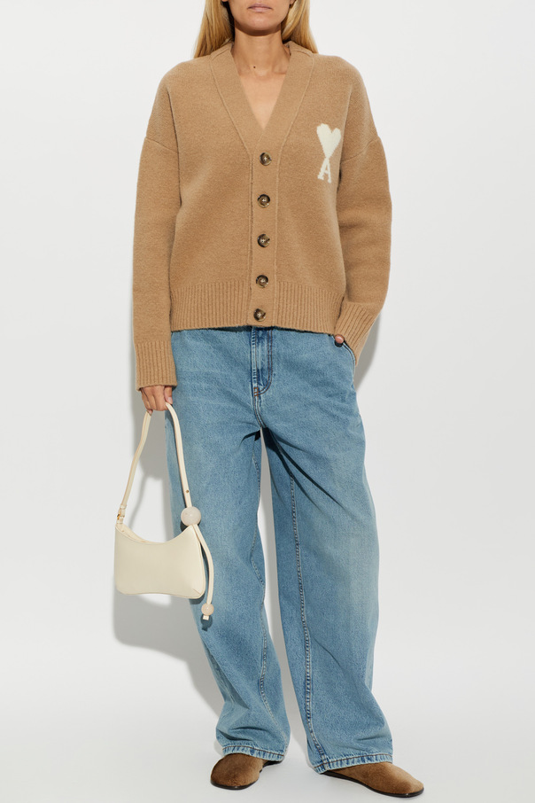 Ami Alexandre Mattiussi Cardigan with logo