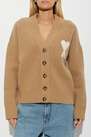 Ami Alexandre Mattiussi Cardigan with logo
