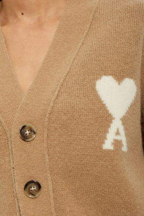 Ami Alexandre Mattiussi Cardigan with logo