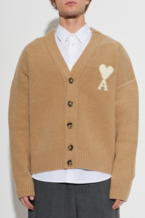 Ami Alexandre Mattiussi Cardigan with logo