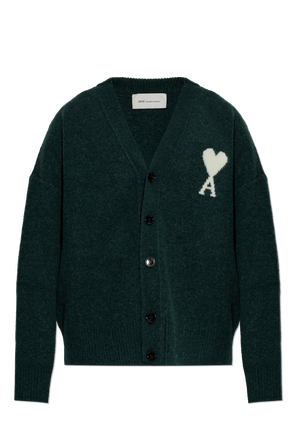 Cardigan with logo