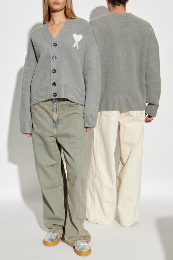 Ami Alexandre Mattiussi Cárdigan con logo