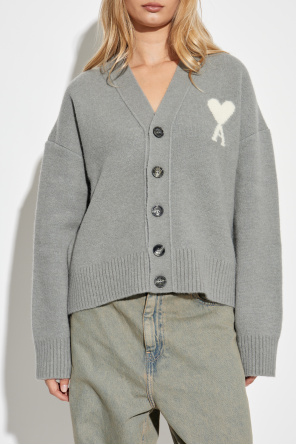 Ami Alexandre Mattiussi Cárdigan con logo