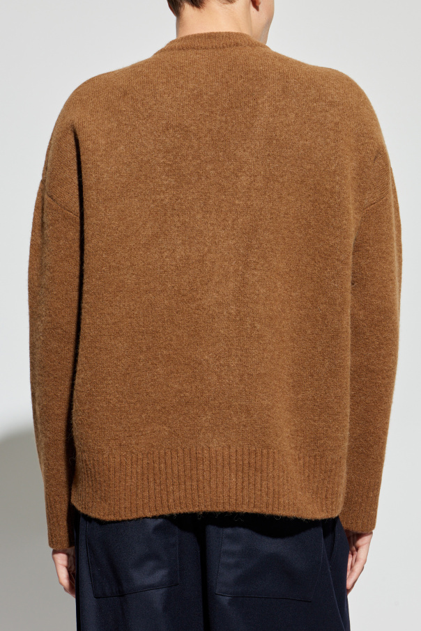 Ami Alexandre Mattiussi Cardigan with logo