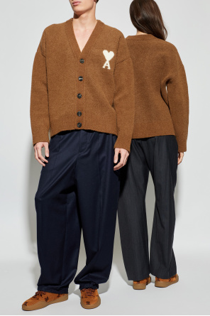 Ami Alexandre Mattiussi Cardigan with logo