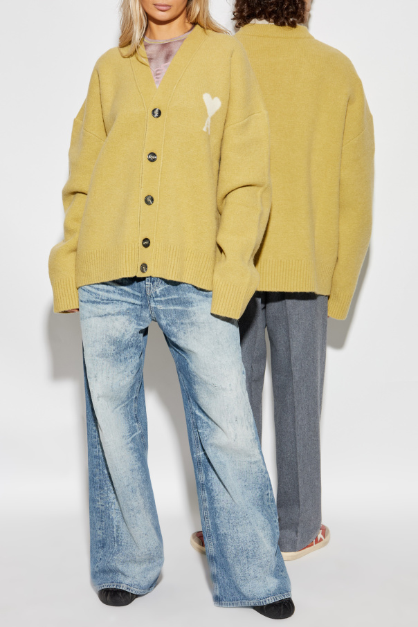 Ami Alexandre Mattiussi Cárdigan con logo