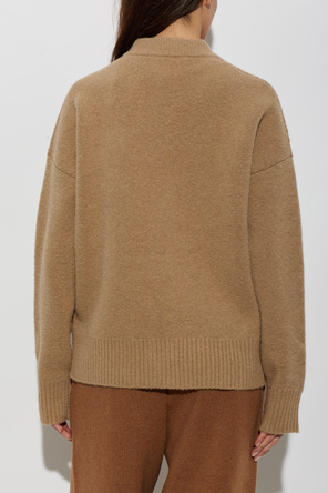 Ami Alexandre Mattiussi Wool cardigan with logo