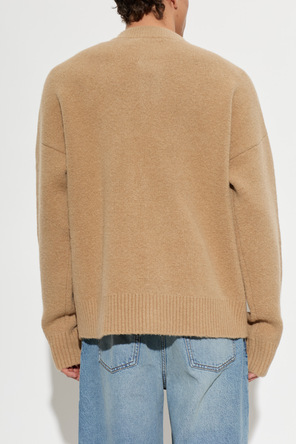 Ami Alexandre Mattiussi Woll-Cardigan mit Logo