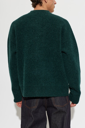 Ami Alexandre Mattiussi Woll-Cardigan mit Logo