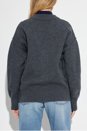 Ami Alexandre Mattiussi Wool cardigan