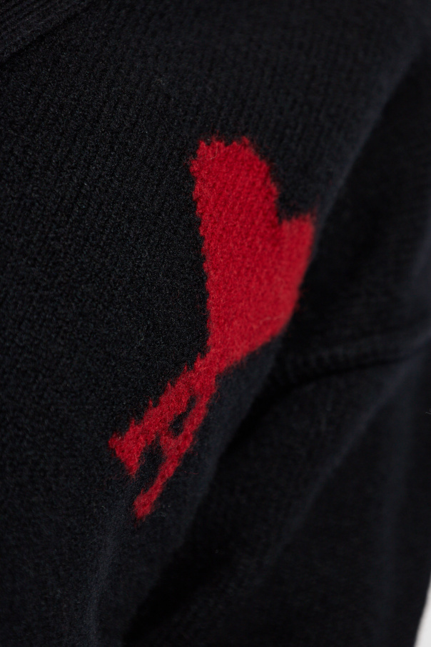 Ami Alexandre Mattiussi Wollcardigan mit Logo