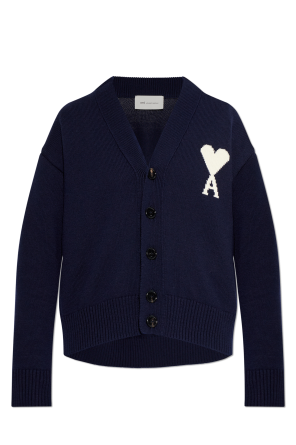 Cardigan with logo