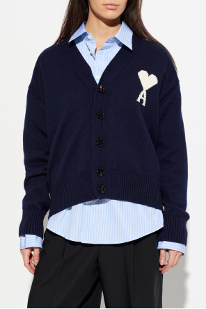 Ami Alexandre Mattiussi Cárdigan con logo