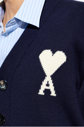 Ami Alexandre Mattiussi Cárdigan con logo