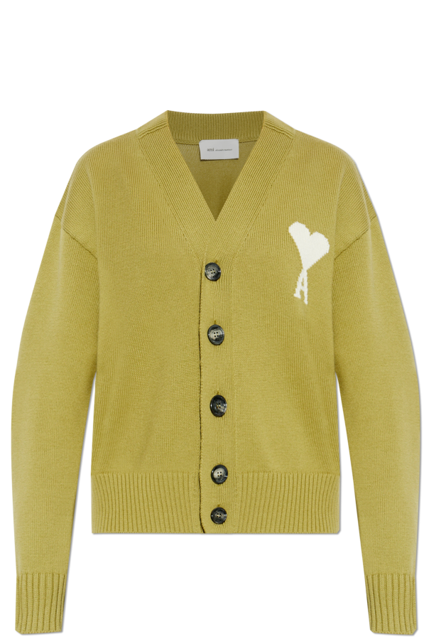 Ami Alexandre Mattiussi Cardigan with logo