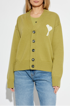 Ami Alexandre Mattiussi Cardigan with logo