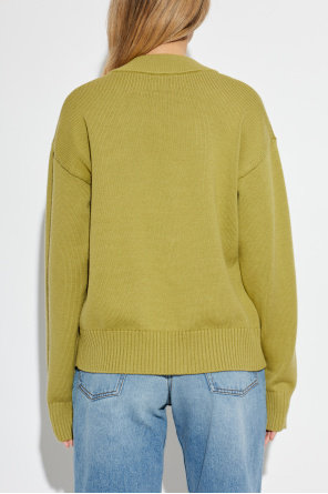 Ami Alexandre Mattiussi Cardigan with logo