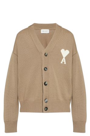 Cardigan with logo