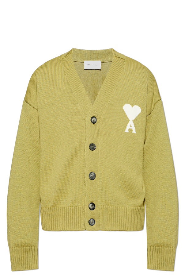 Ami Alexandre Mattiussi Cardigan with logo
