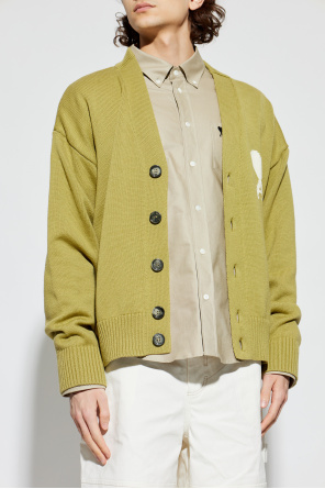 Ami Alexandre Mattiussi Cardigan with logo