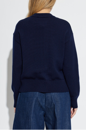 Ami Alexandre Mattiussi Cardigan with logo