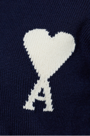 Ami Alexandre Mattiussi Cardigan with logo