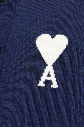 Ami Alexandre Mattiussi Cardigan with logo