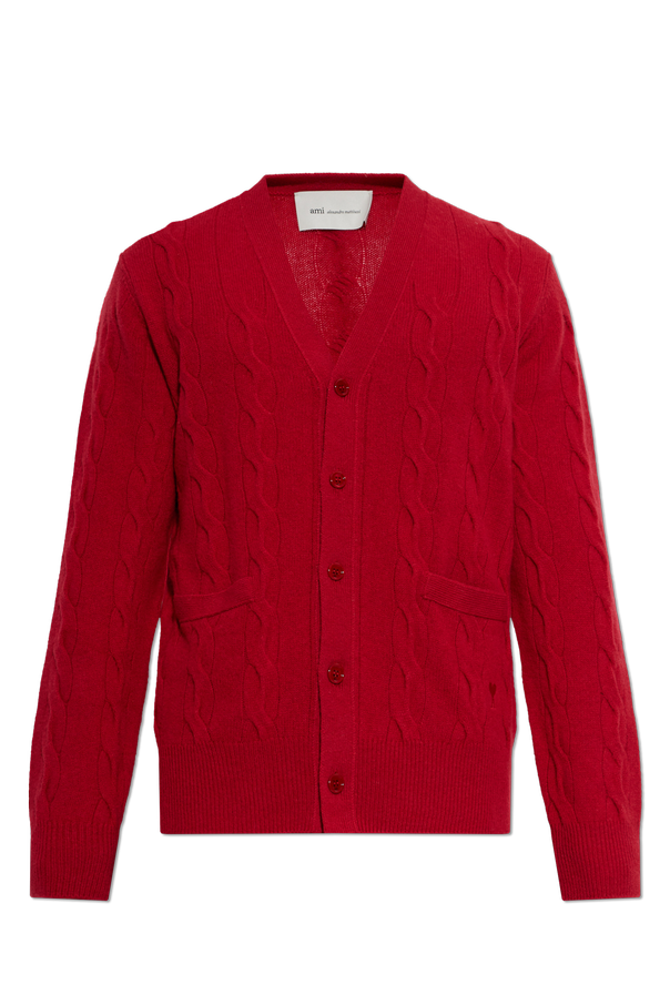 Cardigan with pockets od Ami Alexandre Mattiussi