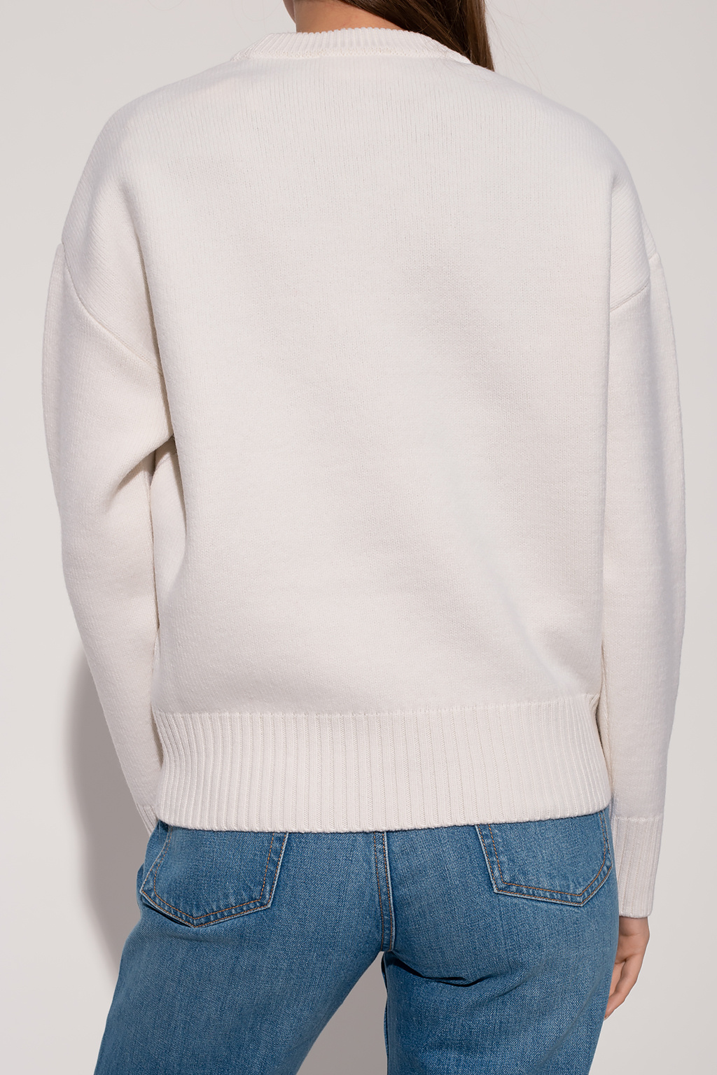 Ami Alexandre Mattiussi Wool sweater with logo